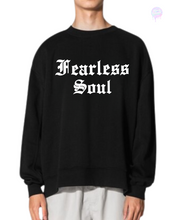 Load image into Gallery viewer, Fearless Soul Crewneck Sweater 100% Cotton, Puff Print Logo.
