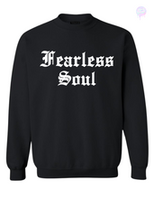 Load image into Gallery viewer, Fearless Soul Crewneck Sweater 100% Cotton, Puff Print Logo.