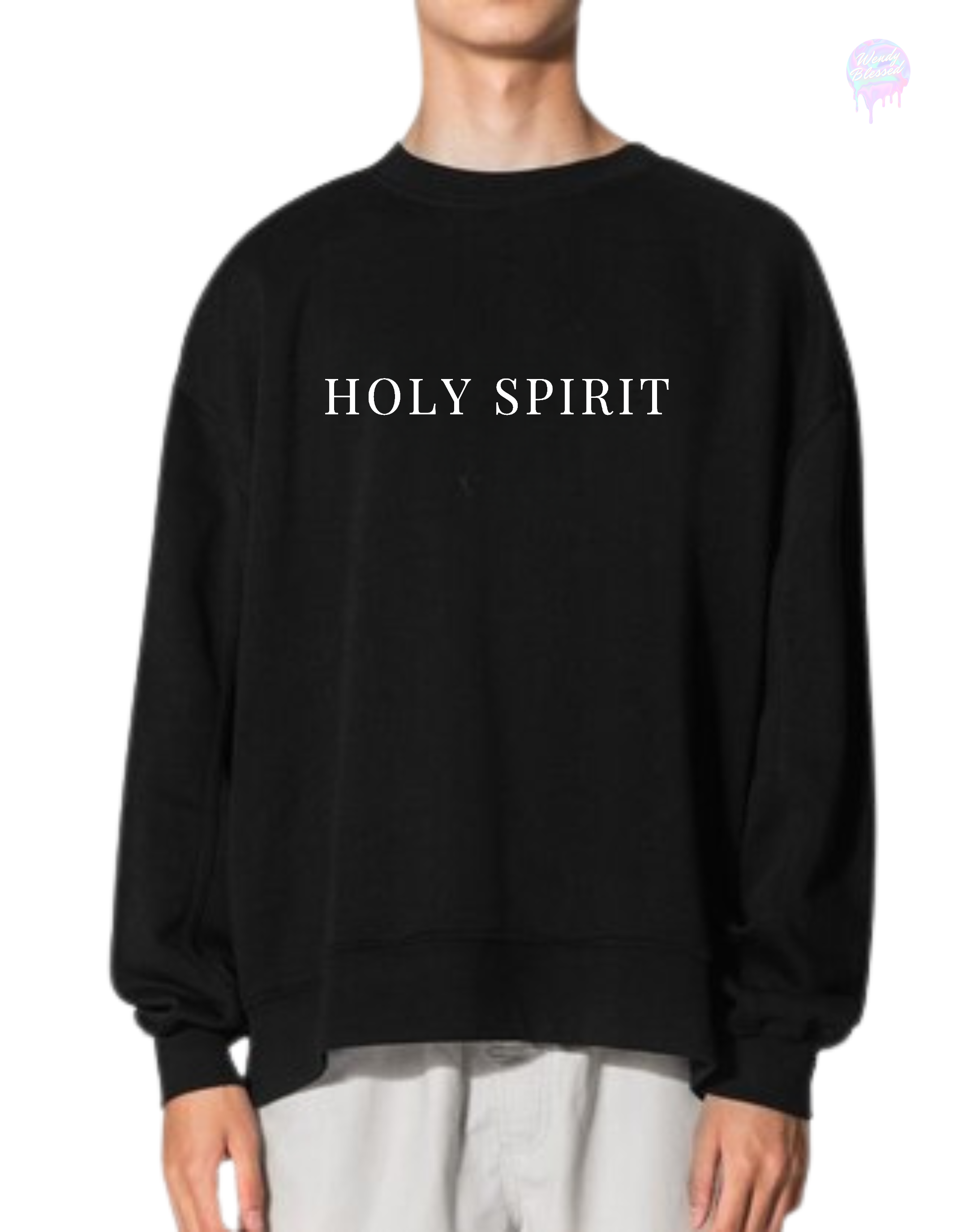 Holy spirit crewneck hotsell