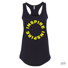 Load image into Gallery viewer, Tank Top Shirt with INSPIRE design.