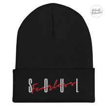 Load image into Gallery viewer, Cuffed Beanie FEARLESS SOUL (Embroidery Design).