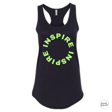 Load image into Gallery viewer, Tank Top Shirt with INSPIRE design.