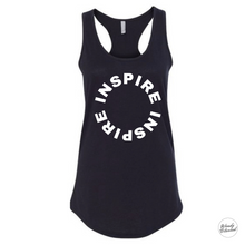 Load image into Gallery viewer, Tank Top Shirt with INSPIRE design.