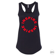 Load image into Gallery viewer, Tank Top Shirt with INSPIRE design.