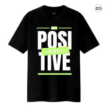 Load image into Gallery viewer, T-Shirt Short-Sleeve Unisex with POSITIVE Vibes Design.