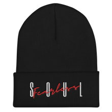 Load image into Gallery viewer, Cuffed Beanie FEARLESS SOUL (Embroidery Design).
