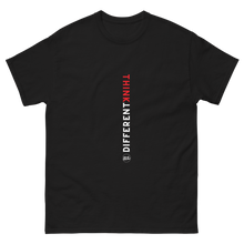 Load image into Gallery viewer, T-Shirt Black heavyweight with Think Different Design.