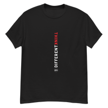 Load image into Gallery viewer, T-Shirt Black heavyweight with Think Different Design.