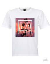 Load image into Gallery viewer, T-Shirt crew neck LA Los Angeles design.
