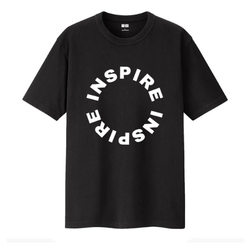 T-Shirt crew neck minimalist Inspire Design.