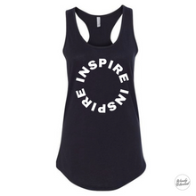 Load image into Gallery viewer, Tank Top Shirt with INSPIRE design.
