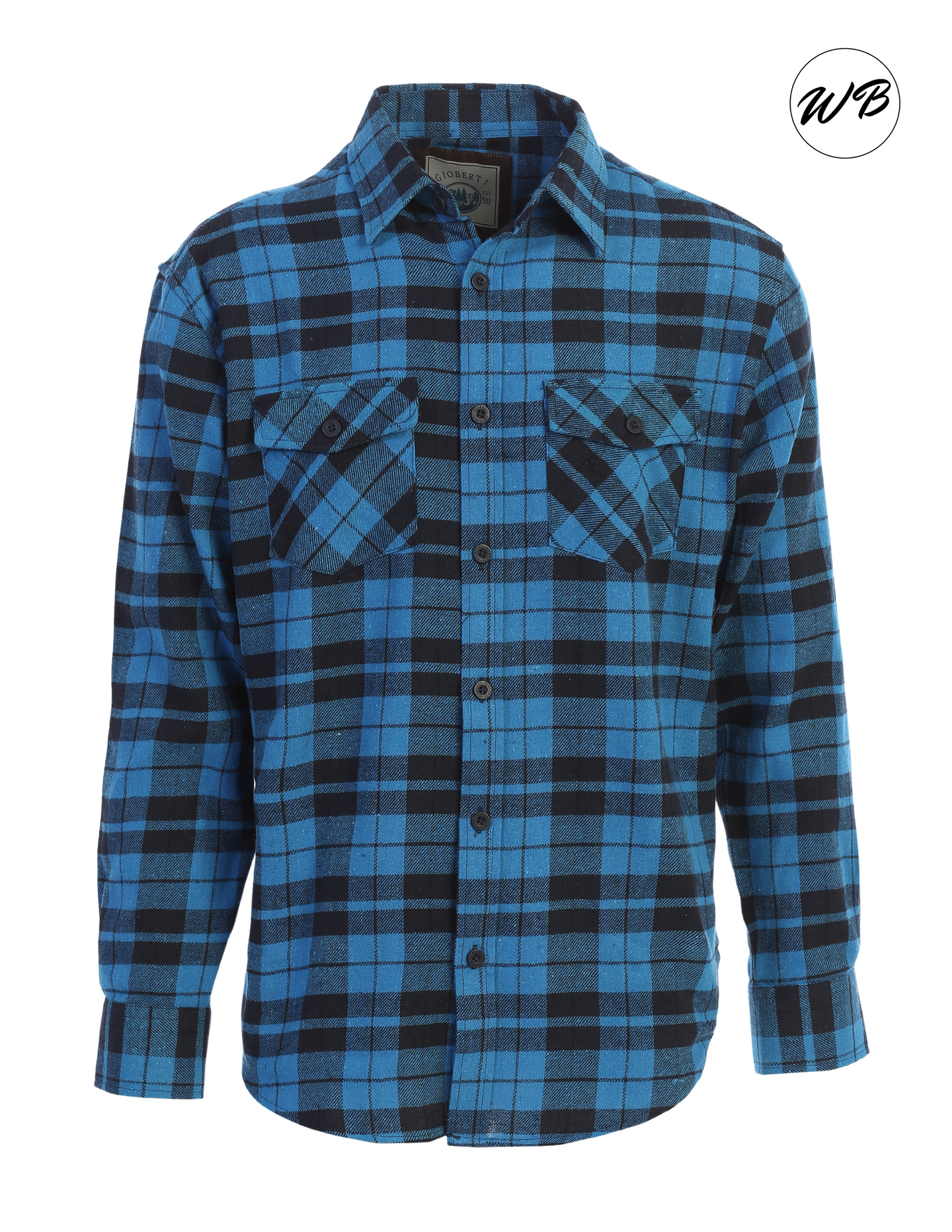 Men's Plaid Casual Flannel Shirts Long Sleeve.