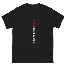 Load image into Gallery viewer, T-Shirt Black heavyweight with Think Different Design.
