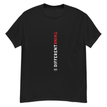 Load image into Gallery viewer, T-Shirt Black heavyweight with Think Different Design.

