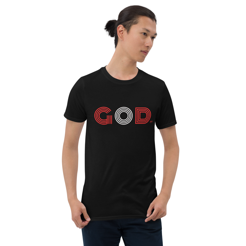 T-Shirt Short-Sleeve Unisex with GOD design.